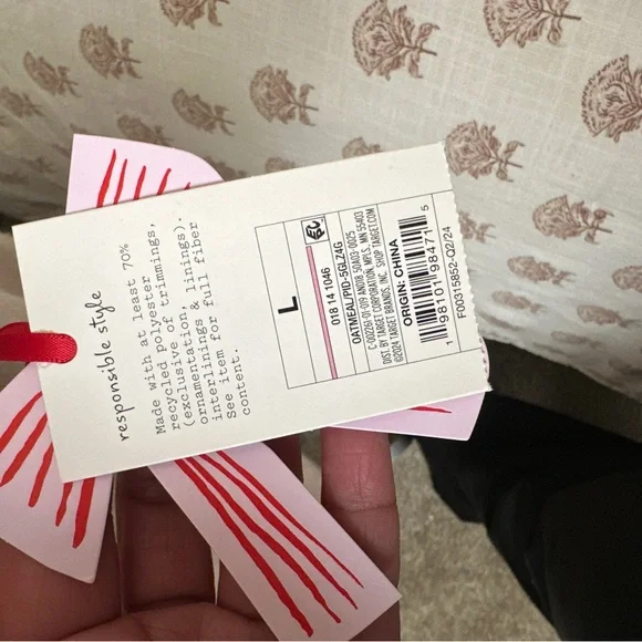 a new day Cream Sweater with Red Bow - Picture 4 of 8